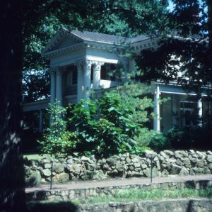 Partial view, President's House, Chapel Hill, Orange County, North Carolina