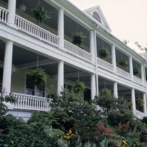 Porch, Balsam Mountain Inn, Balsam, Jackson County, North Carolina