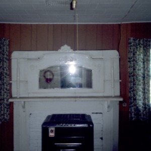 Fireplace, Shook House, Clyde, Haywood County, North Carolina