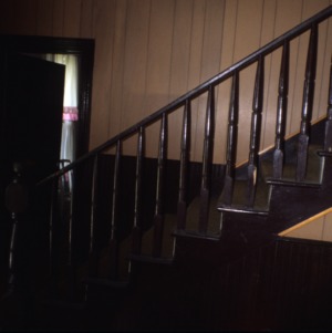 Stairs, Shook House, Clyde, Haywood County, North Carolina