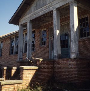 Partial view, Central School, Asheboro, Randolph County, North Carolina