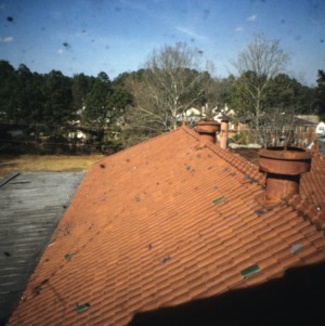 Roof detail, Baker Sanatorium, Lumberton, Robeson County, North Carolina