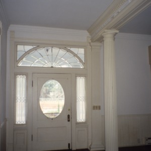 Interior entrance, McLean-Singleton House, Red Springs, Robeson County, North Carolina