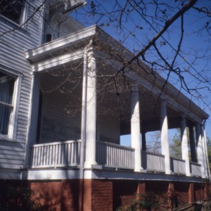 Partial view, McLean-Singleton House, Red Springs, Robeson County, North Carolina