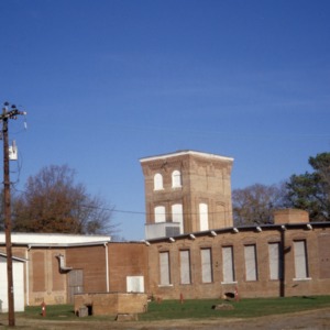 View with tower, Edenton Cotton Mill, Edenton, Chowan County, North Carolina