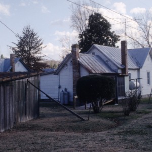 Rear view, 411 Queen Street, Edenton Cotton Mill Village, Edenton, Chowan County, North Carolina