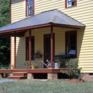 Porch, Lot 28, Glencoe Mill Village, Glencoe, Alamance County, North Carolina