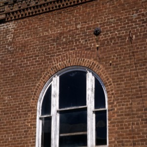 Window, Company Store and Office, Glencoe Mill Village, Glencoe, Alamance County, North Carolina