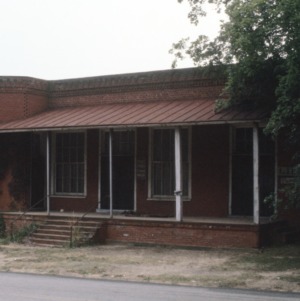 Front view, Company Store and Office, Glencoe Mill Village, Glencoe, Alamance County, North Carolina