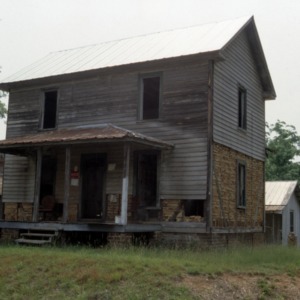 Front view, Lot 14, Glencoe Mill Village, Glencoe, Alamance County, North Carolina
