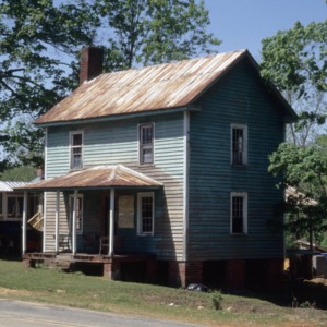 Front view, Lot 16, Glencoe Mill Village, Glencoe, Alamance County, North Carolina