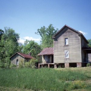 Side view, Lot 17, Glencoe Mill Village, Glencoe, Alamance County, North Carolina