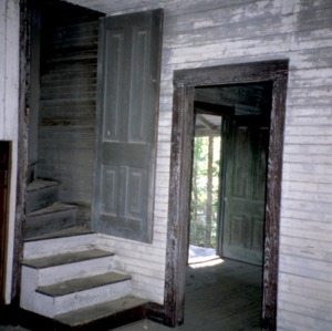 Interior view, Lot 22, Glencoe Mill Village, Glencoe, Alamance County, North Carolina