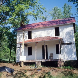 Front view, Lot 24, Glencoe Mill Village, Glencoe, Alamance County, North Carolina