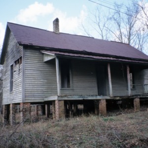 Front view, Lot 39, Glencoe Mill Village, Glencoe, Alamance County, North Carolina