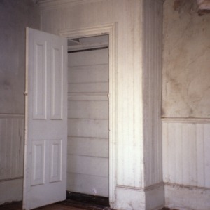 Closet, Holt-Heritage House, Glencoe Mill Village, Glencoe, Alamance County, North Carolina