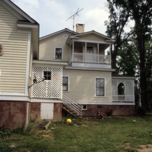 Rear view, Robert Holt House, Glencoe, Alamance County, North Carolina