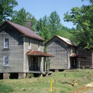 View, Houses, Glencoe Mill Village, Glencoe, Alamance County, North Carolina