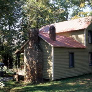 Rear view, House, Glencoe Mill Village, Glencoe, Alamance County, North Carolina