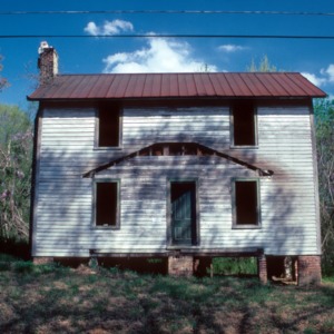 Front view, House, Glencoe Mill Village, Glencoe, Alamance County, North Carolina