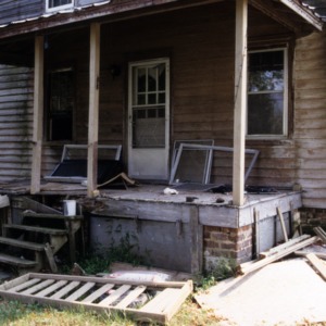 Porch, House, Glencoe Mill Village, Glencoe, Alamance County, North Carolina
