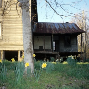 Partial view, House, Glencoe Mill Village, Glencoe, Alamance County, North Carolina