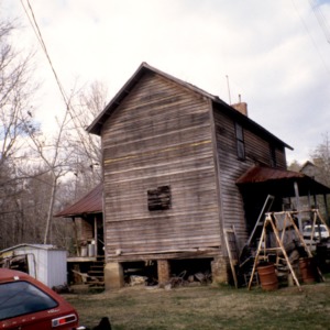 Side view, House, Glencoe Mill Village, Glencoe, Alamance County, North Carolina