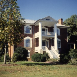 Front view, High Rock Plantation House, Rockingham County, North Carolina