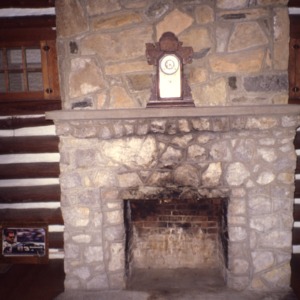 Fireplace, Reuben Wallace McCollum House, Reidsville, Rockingham County, North Carolina