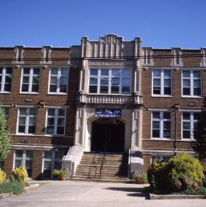 Front view, Albemarle High School, Stanly County, North Carolina