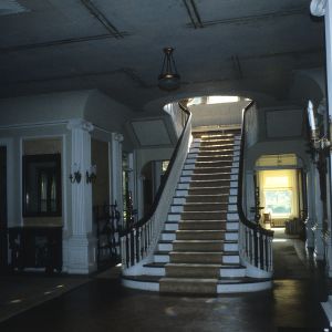Interior view with stairs, Richardson Houses, Reidsville, Rockingham County, North Carolina