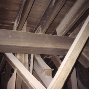 Structural detail, China Grove Roller Mill, China Grove, Rowan County, North Carolina