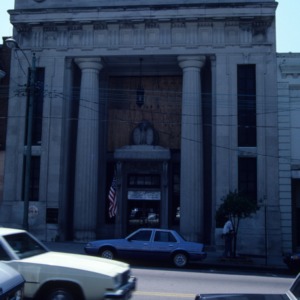 Partial view, First National Bank, Henderson, Vance County, North Carolina