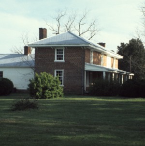 Side view, C. C. Cundiff House, Siloam, Surry County, North Carolina