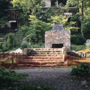 Ruins, Esmeralda Inn, Chimney Rock, Rutherford County, North Carolina
