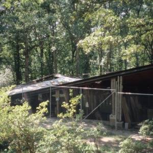 Partial view, Catalano House, Raleigh, Wake County, North Carolina