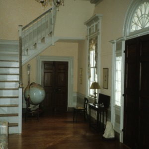 Interior view with stairs, Elgin, Warren County, North Carolina