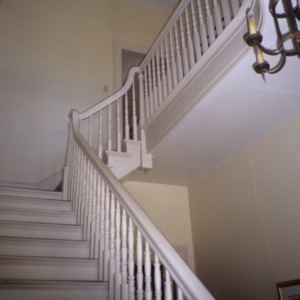Stairs, Oakley Hall, Ridgeway, Warren County, North Carolina