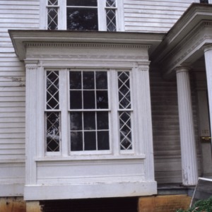 Partial view with window, Somerville-Graham House, Warrenton, North Carolina