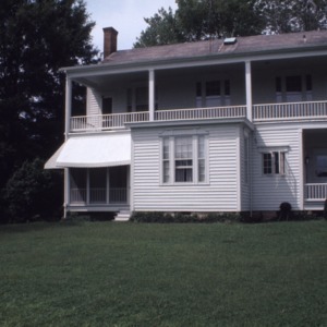 Rear view, Coleman-White House, Warrenton, Warren County, North Carolina