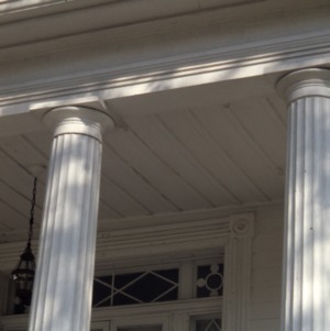 Exterior detail, Jones-Cook House, Warrenton, Warren County, North Carolina