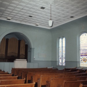 Interior view, First Presbyterian Church, Goldsboro, North Carolina