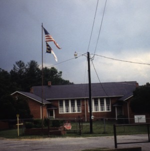 View, Lincoln Heights Rosenwald School, Wilkesboro, Wilkes County, North Carolina