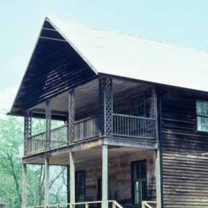 Porches, Traphill Bargain House, Traphill, Wilkes County, North Carolina.