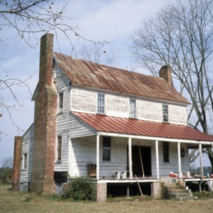 Front view, Alfred Chapman House, Chapman's Chapel, Craven County, North Carolina