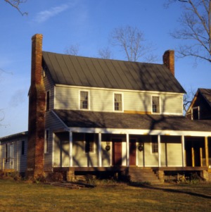 Front view, Alfred Chapman House, Chapman's Chapel, Craven County, North Carolina