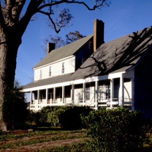View, Alfred Chapman House, Chapman's Chapel, Craven County, North Carolina