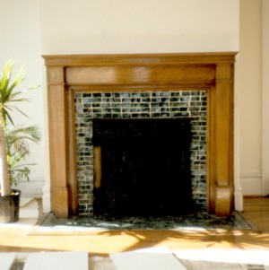 Fireplace, Ferd Ecker House, High Point, Guilford County, North Carolina