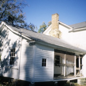 Partial view, Stewart House, Guilford County, North Carolina