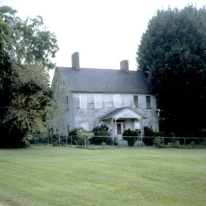 Front view, Elihu Mendenhall House, Guilford County, North Carolina
